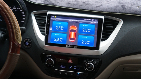 Màn hình DVD Android liền camera 360 xe Hyundai Accent 2017 - 2020 | Elliview S4 Basic